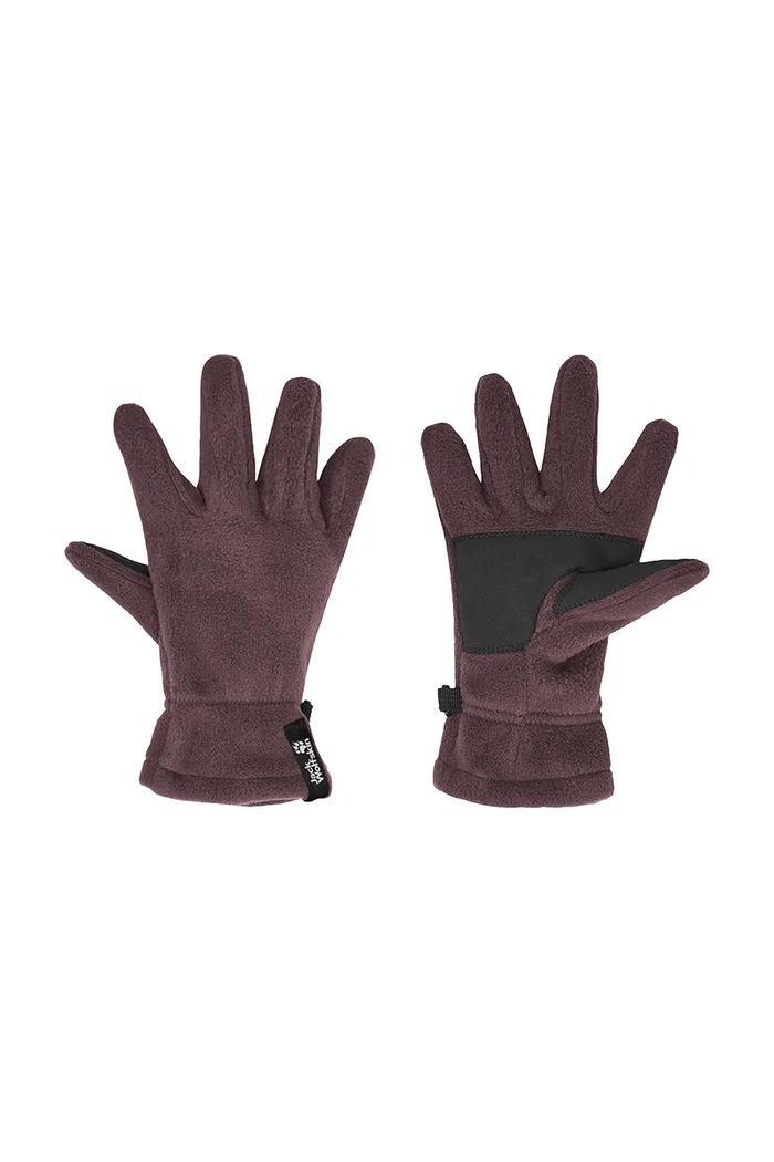 Jack Wolfskin Rękawiczki dziecięce FLEECE GLOVE fioletowy A65445.104.152