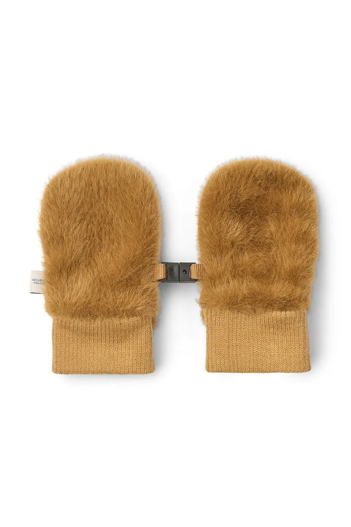 Liewood Guanti per bambini Lizzy Plush Bear Mittens LW21149.9BY2 marrone AW26