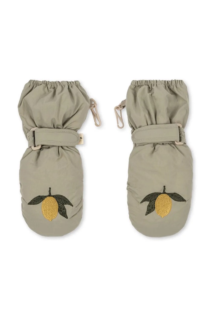 Konges Sløjd Rękawiczki dziecięce JUNO MITTENS KS105729.9BY2 zielony AW26