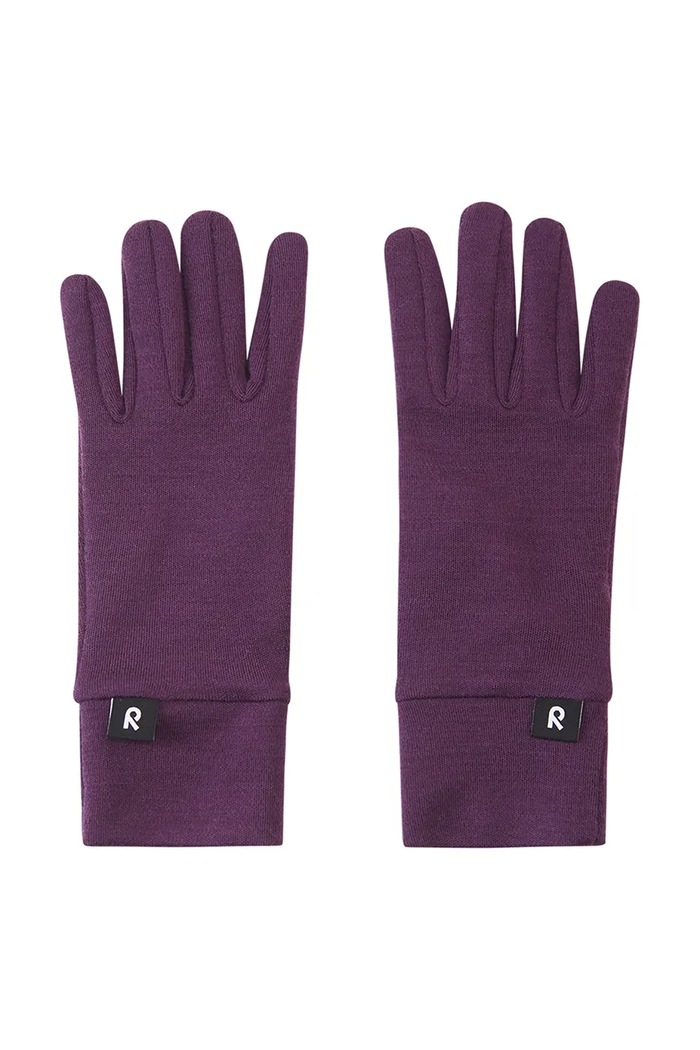 Reima rękawiczki dziecięce z wełny merino Etsin fioletowy 5300362A.9BY2