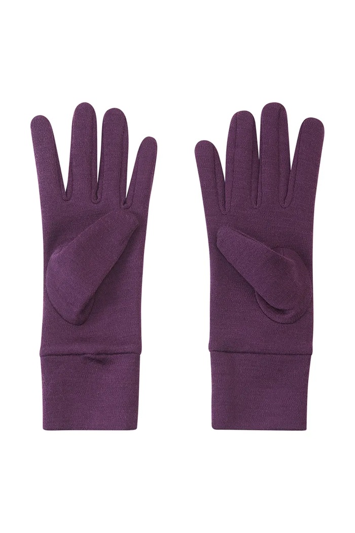 Reima rękawiczki dziecięce z wełny merino Etsin 5300362A.9BY2 fioletowy AW26