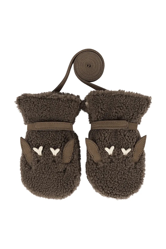 Donsje rękawiczki dziecięce Richy Mittens Stag brązowy 6023108