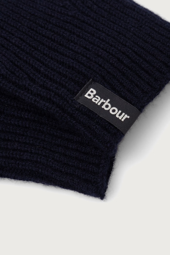Barbour Rękawiczki męskie wełniane MGL0153 granatowy AW26