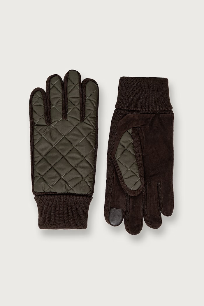 Barbour Rękawiczki męskie zielony MGL0152