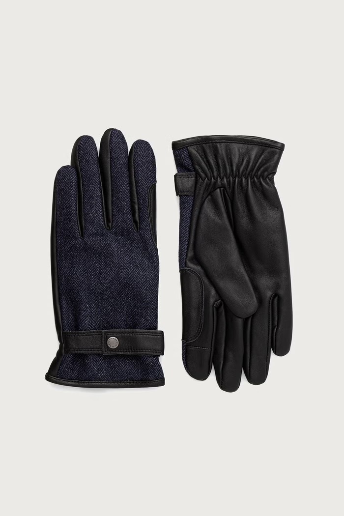 Barbour Rękawiczki męskie granatowy MGL0150