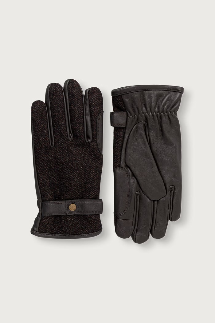 Barbour Rękawiczki męskie brązowy MGL0150