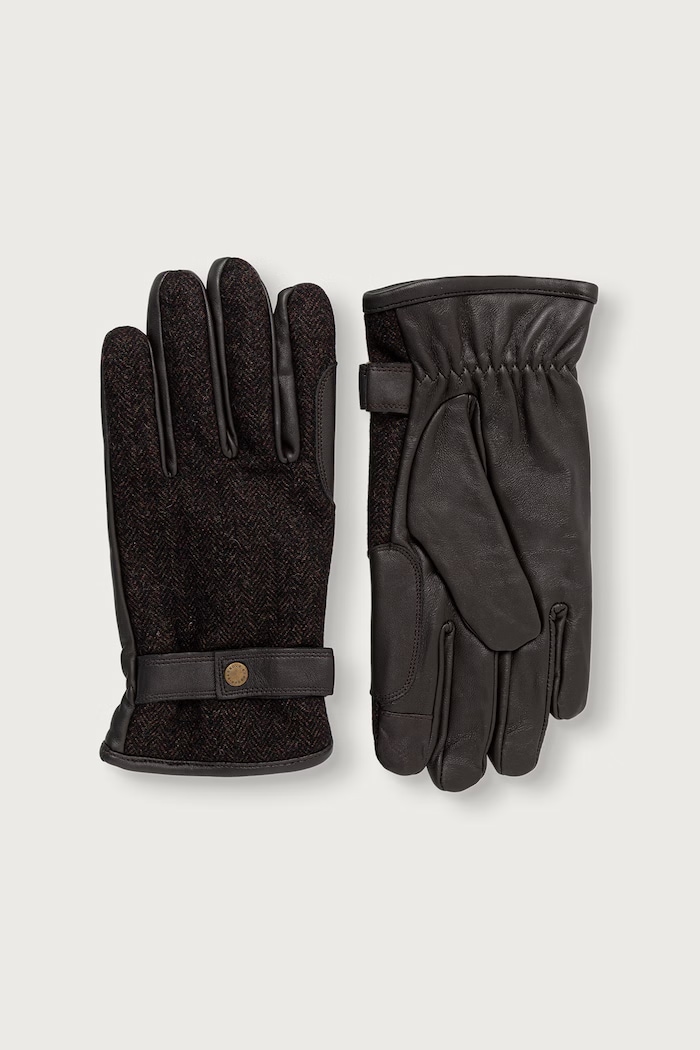 Barbour Rękawiczki męskie brązowy MGL0150