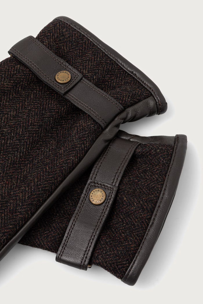 Barbour Rękawiczki męskie MGL0150 brązowy AW26