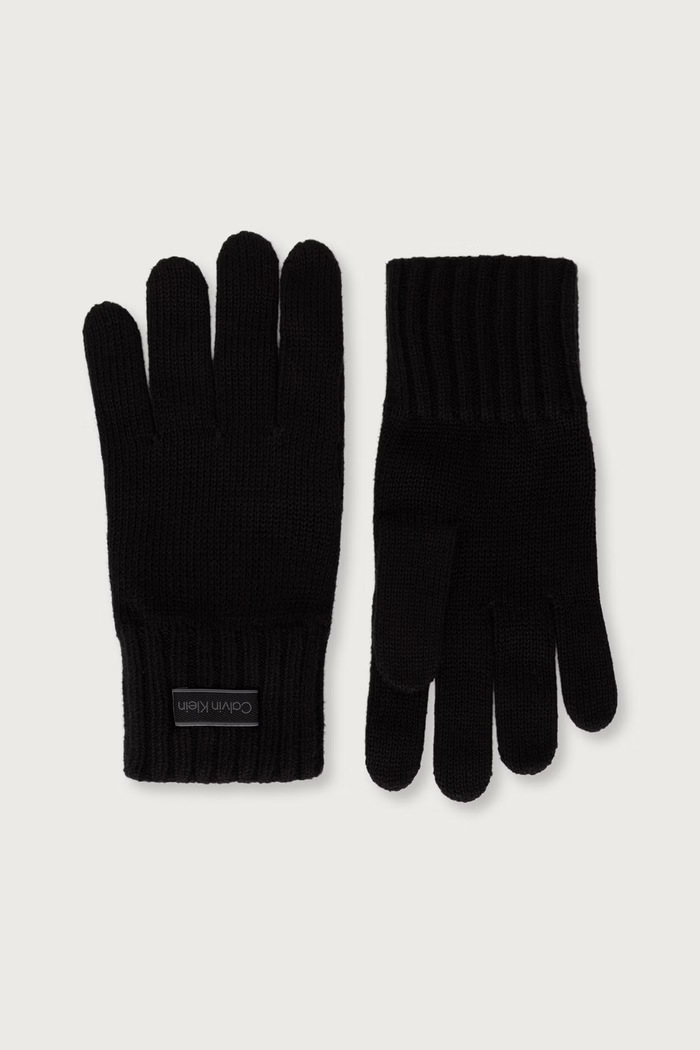Calvin Klein rękawiczki męskie czarny LV04D8105G