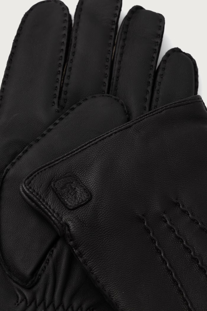Trussardi Rękawiczki męskie skórzane E302X000003N czarny AW26