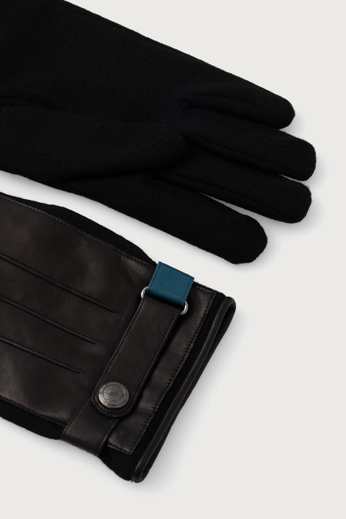Paul Smith Rękawiczki męskie z wełną M1A.415GL.W222 czarny AW26