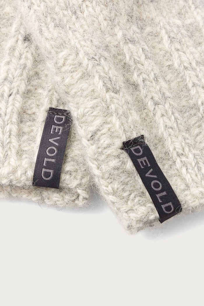 Devold Rękawiczki wełniane Nansen Wool PDGO.386.631.A szary AW26