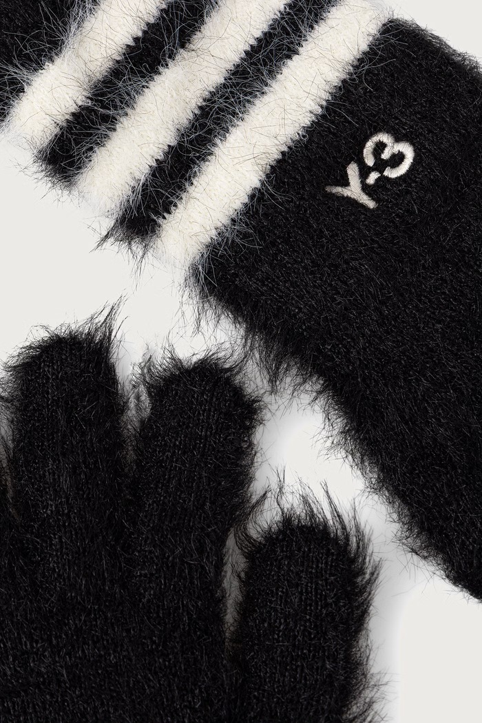 Y-3 3S GLOVES rękawiczki KV2909 czarny AW26