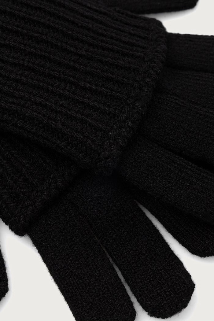 Our Legacy Rękawiczki wełniane A4263FST czarny AW26