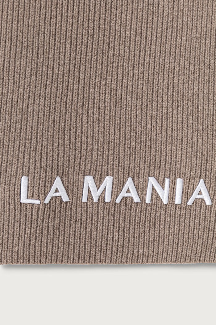 La Mania Szalik damski wełniany OSLO LM.OSLO beżowy AW26