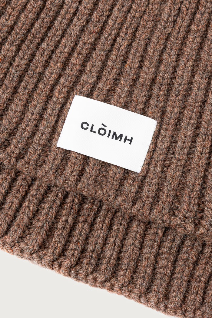 Cloimh Komin damski wełniany FW26.WFNW brązowy AW26