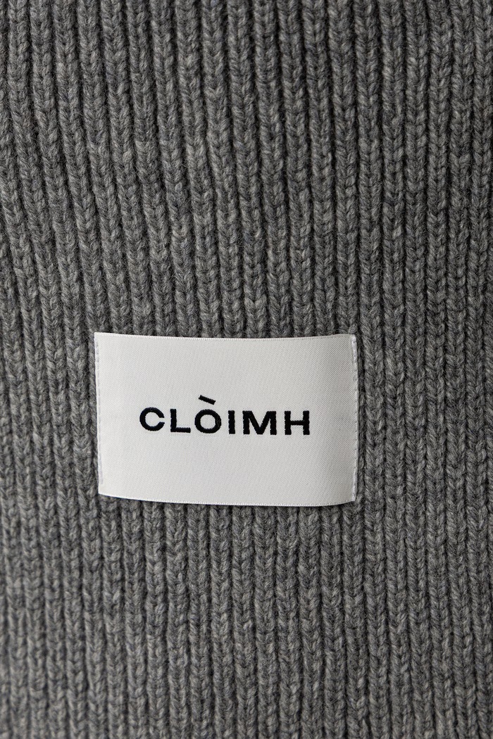Cloimh Szalik damski wełniany FW26.SWSC szary AW26