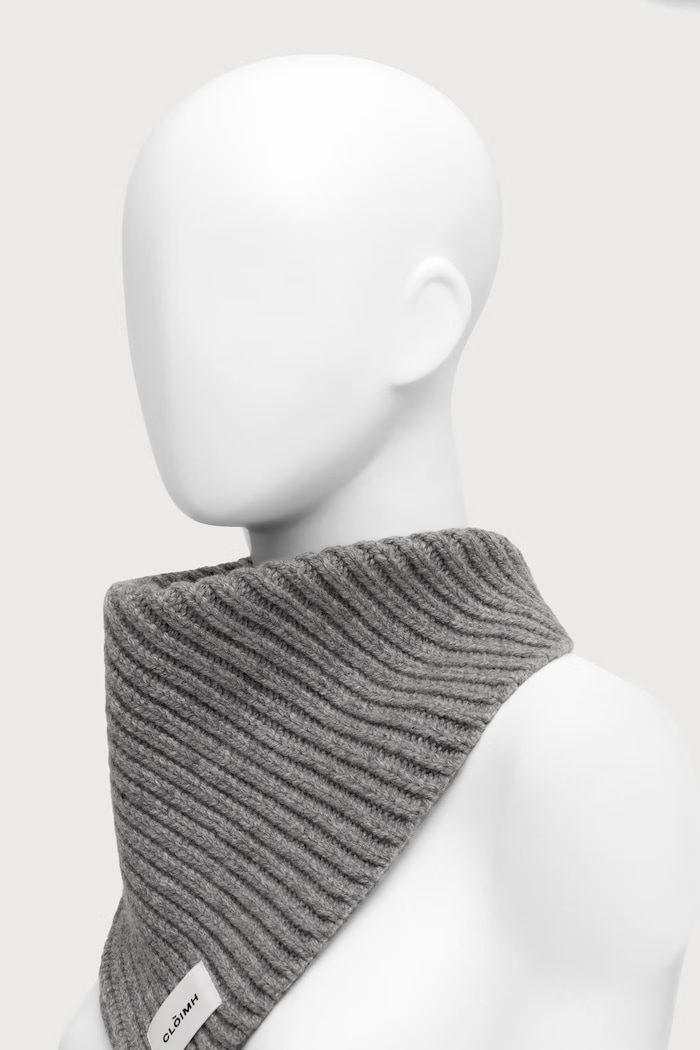 Cloimh Szalik damski wełniany FW26.SWCB szary AW26
