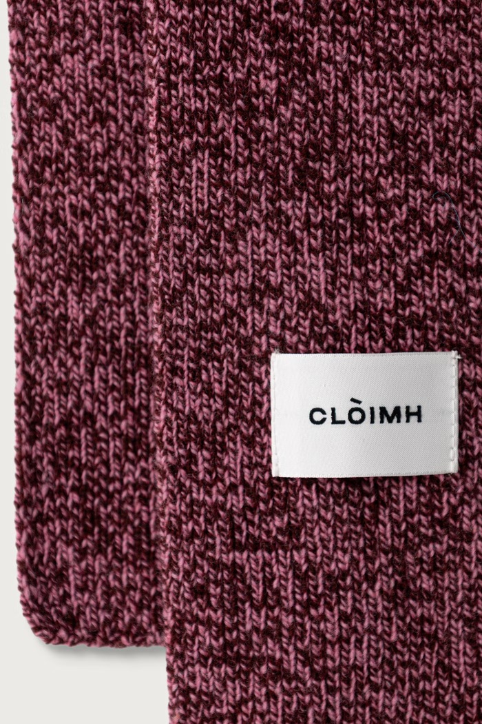 Cloimh Szalik damski wełniany FW26.SWMS różowy AW26
