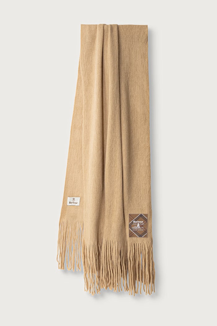 Barbour Szalik damski beżowy LSC0498