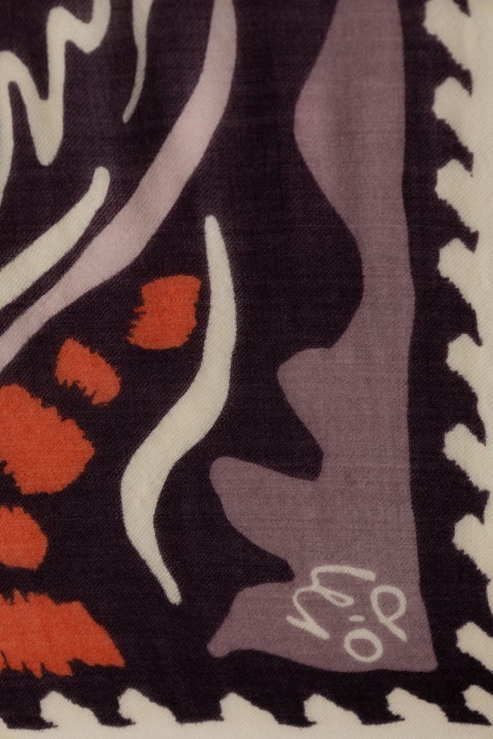 Marc O'Polo Chusta damska wełniana 5000016222 multicolor AW26