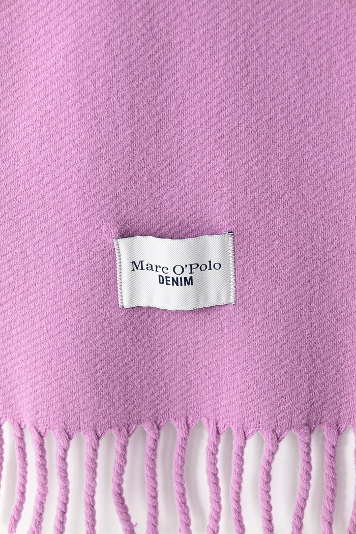 Marc O'Polo Szalik damski wełniany 5000012426 fioletowy AW26