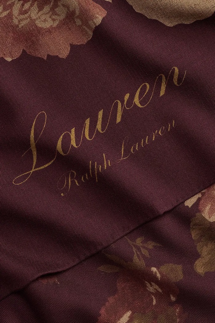 Kiegészítők Lauren Ralph Lauren Női gyapjú sál 454P23558 burgundia
