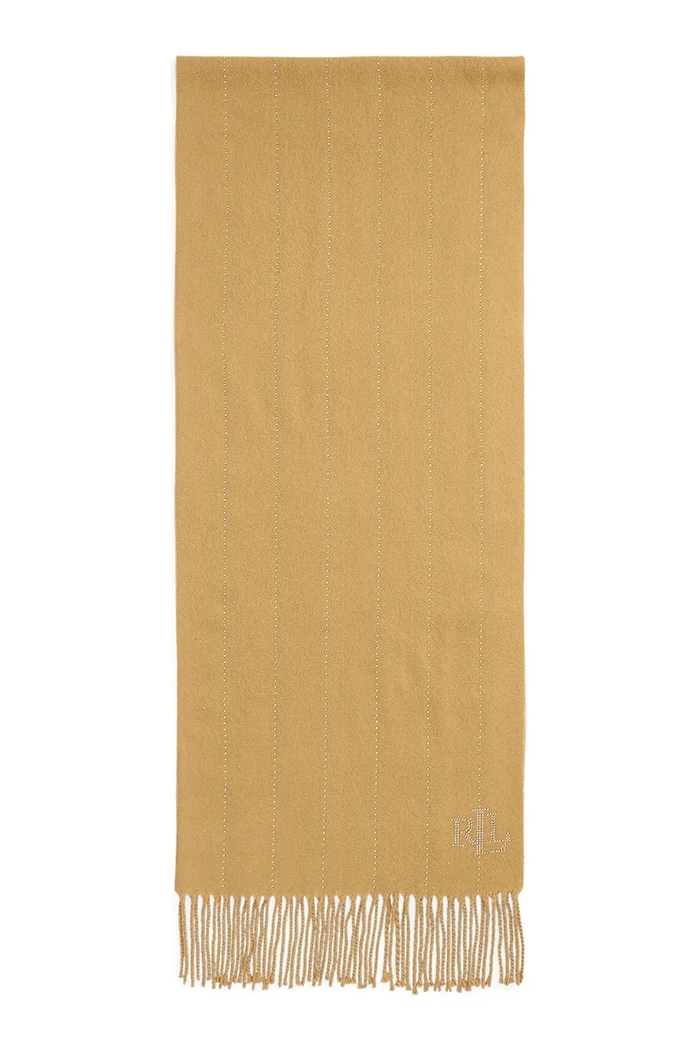 Lauren Ralph Lauren Női sál gyapjú hozzáadásával 454P04453 barna AW26