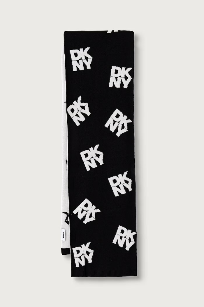 DKNY Szalik damski biały D6KS1842