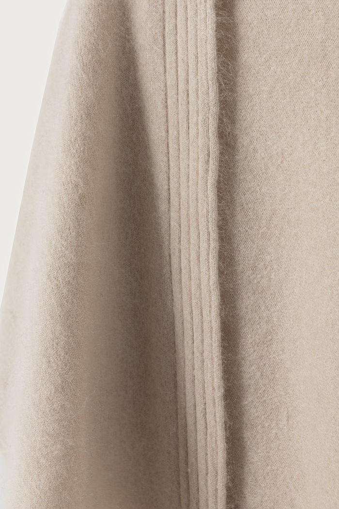 Marella Chusta damska wełniana MLLNINFE 2623746017200 beżowy AW26