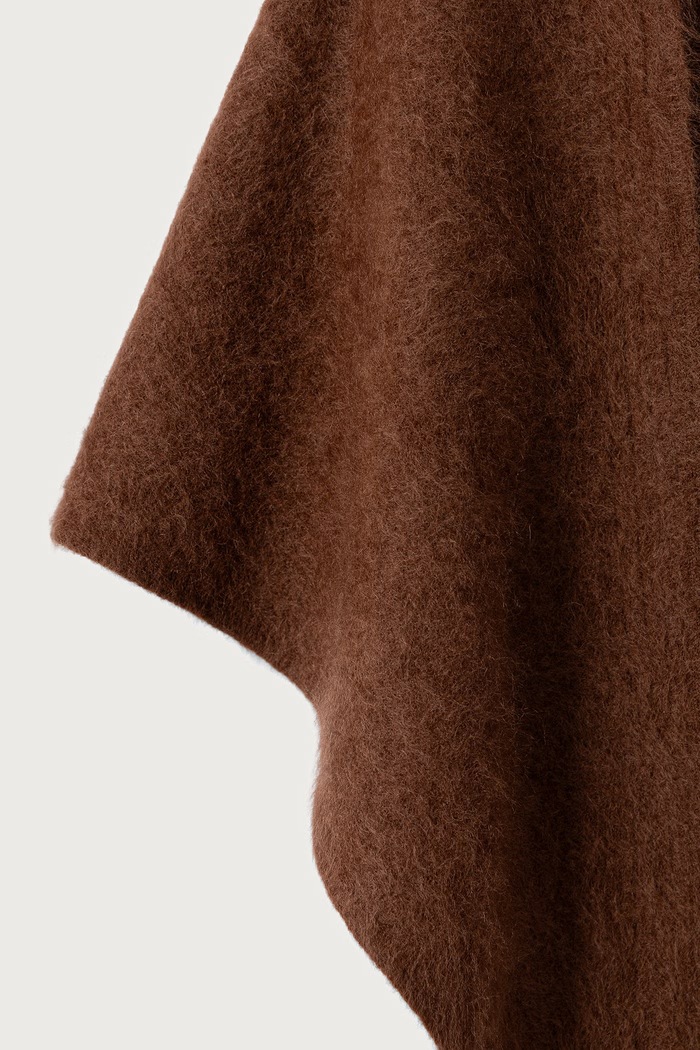 Marella Φουλάρι γυναικείο μάλλινο MLLNINFE 2623746017200 καφέ AW26