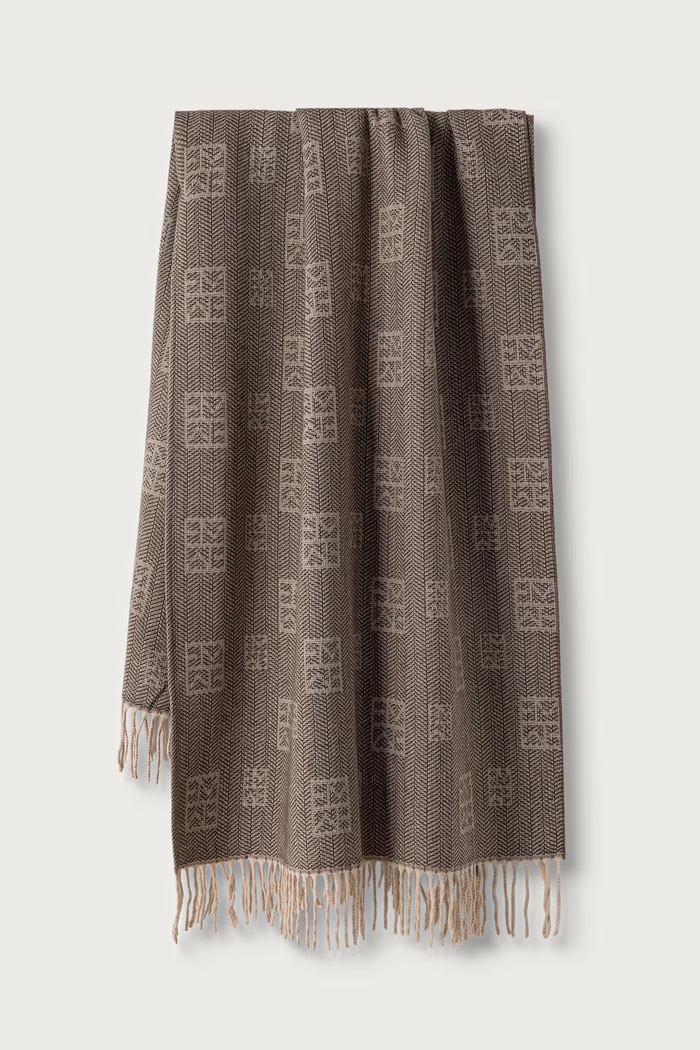 Marella poncho damskie Emme by Marella brązowy 2625736021200