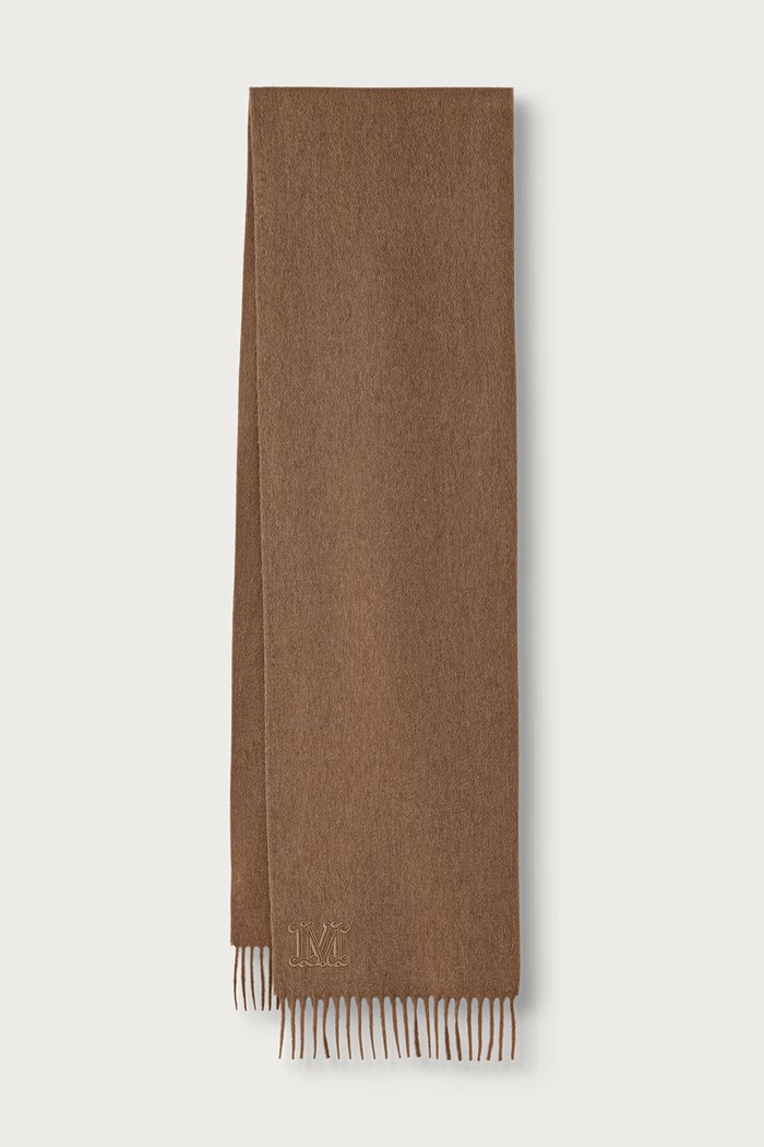 Max Mara Kratki šal od vune za žene smeđa 2624546322600