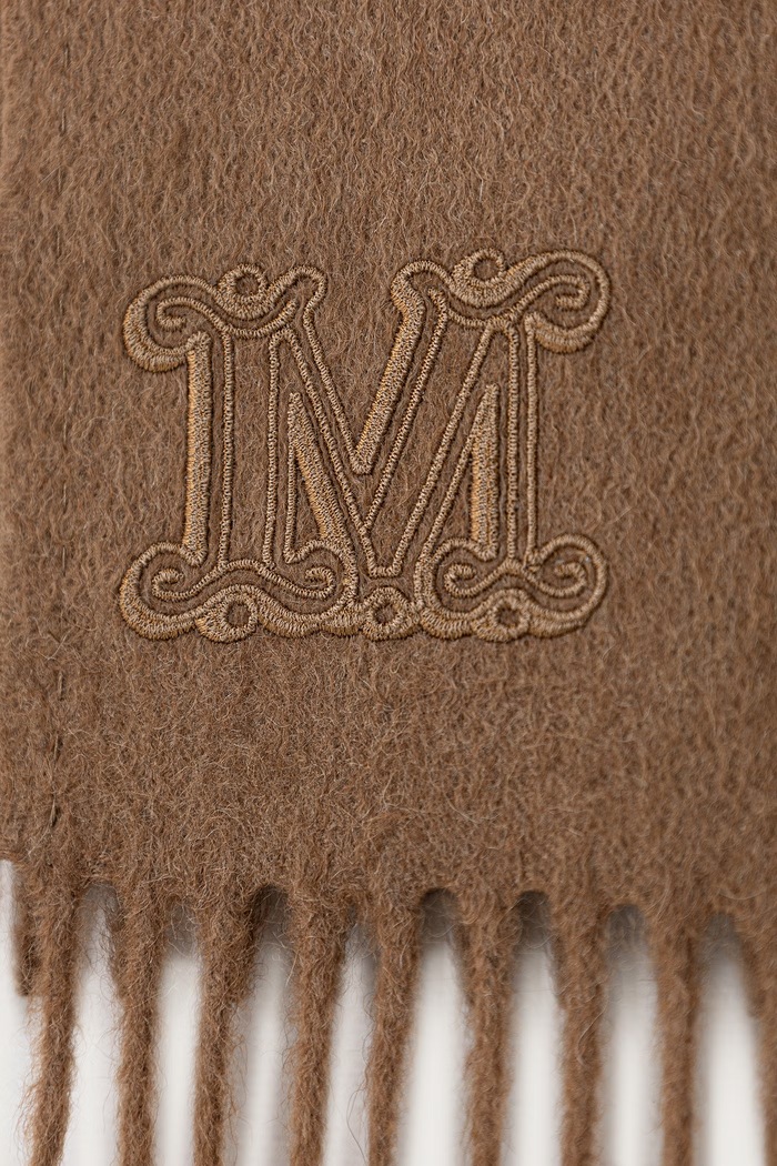 Max Mara Kratki šal od vune za žene 2624546322600 smeđa AW26