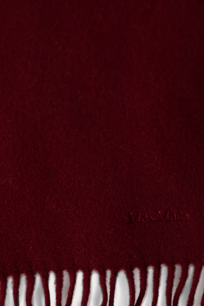 Max Mara Scarf wool Women's 2624546232600 maroon AW26