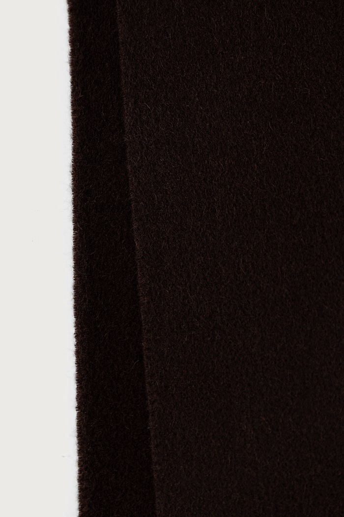 Max Mara szalik wełniany damski 2624546232600 brązowy AW26