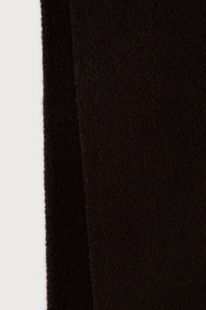 Max Mara szalik wełniany damski 2624546232600 brązowy AW26