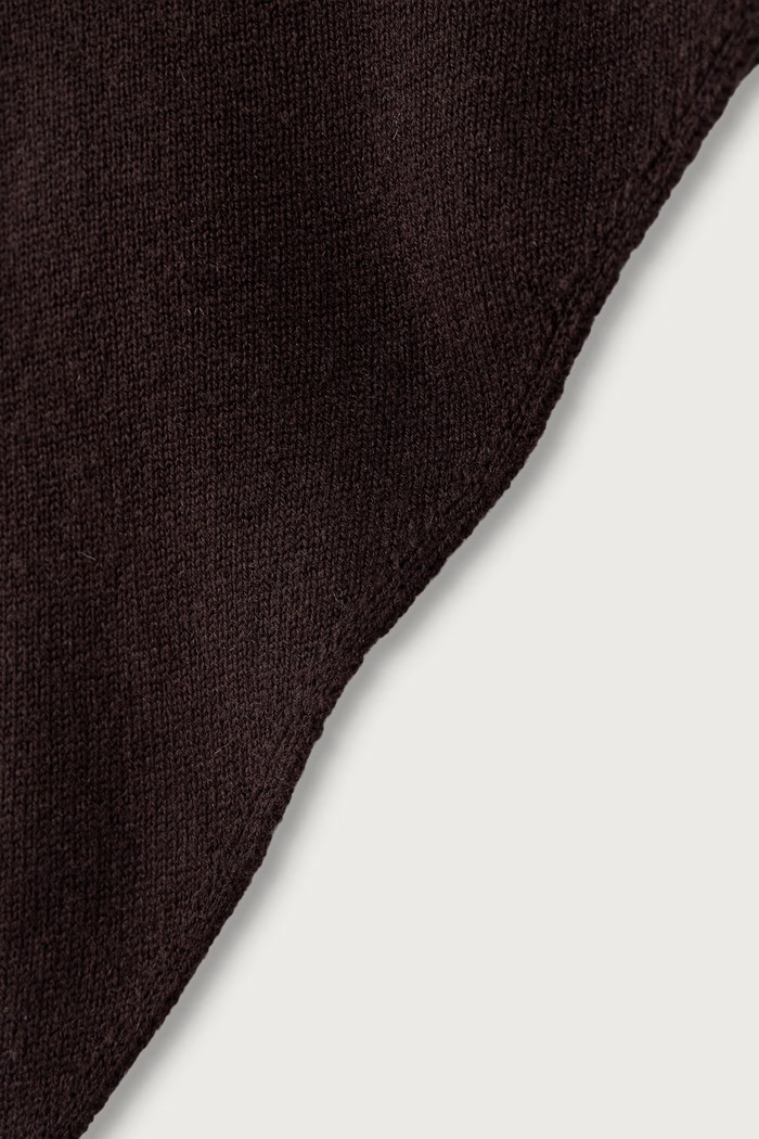 BOSS Kratki šal za žene od vune Lancetta_scarf 50569774 smeđa AW26