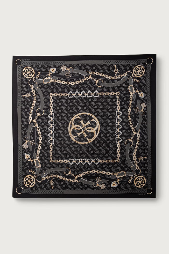 Guess Eșarfă de damă negru AW5682.POL90