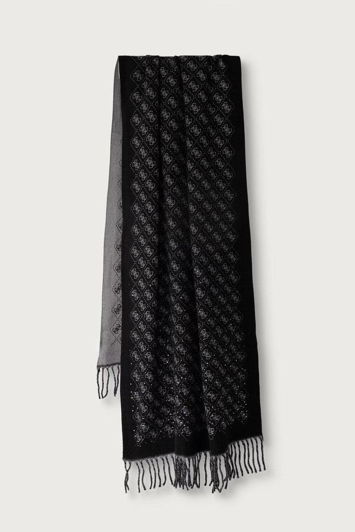 Guess Κασκόλ Γυναικείο μαύρο AW5658.POL03