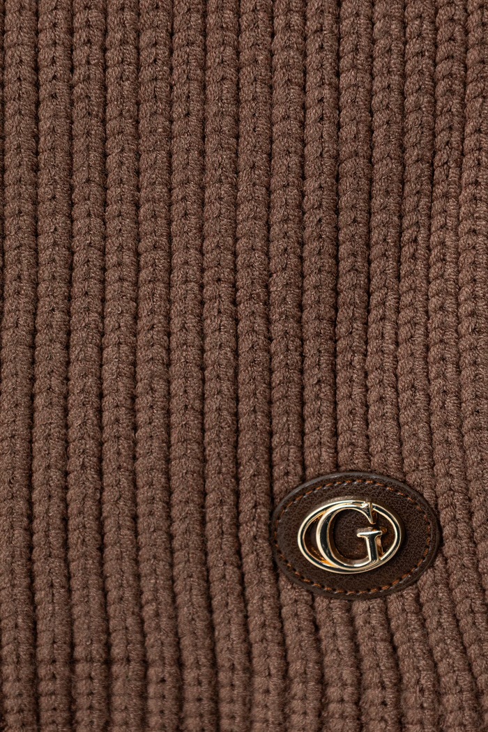Guess Fular pentru femei din vâscoză AW5639.POL03 maro AW26