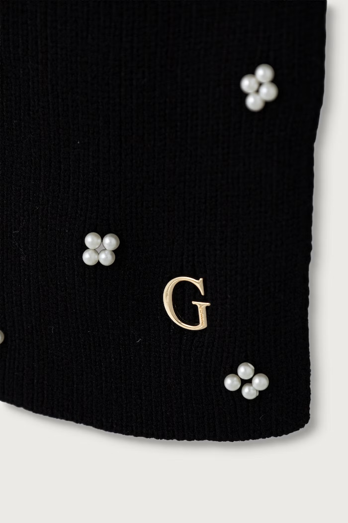 Guess Szalik damski z wiskozy AW5636.VIS03 czarny AW26
