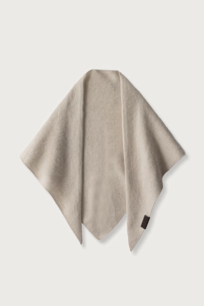 MM by Max Mara Apaszka damska wełniana MMLPALO beżowy 2626746018600