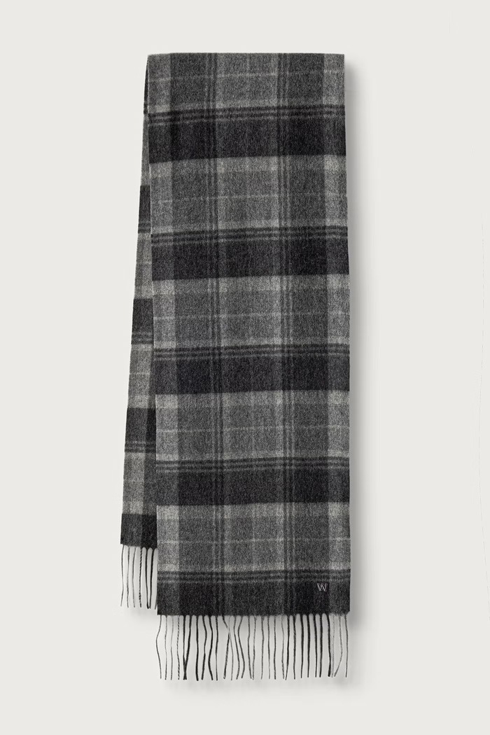 Weekend Max Mara Szalik kaszmirowy WKACATONE szary 2625546035600