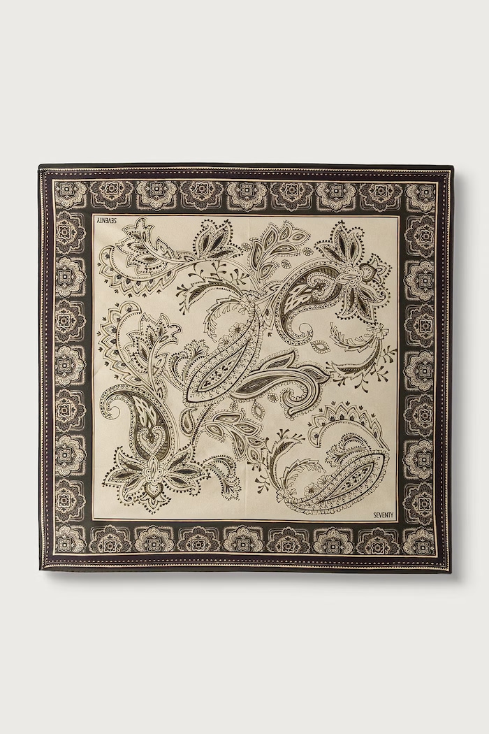 Seventy Venezia Шалче дамско от коприна бежов SC0859.121118