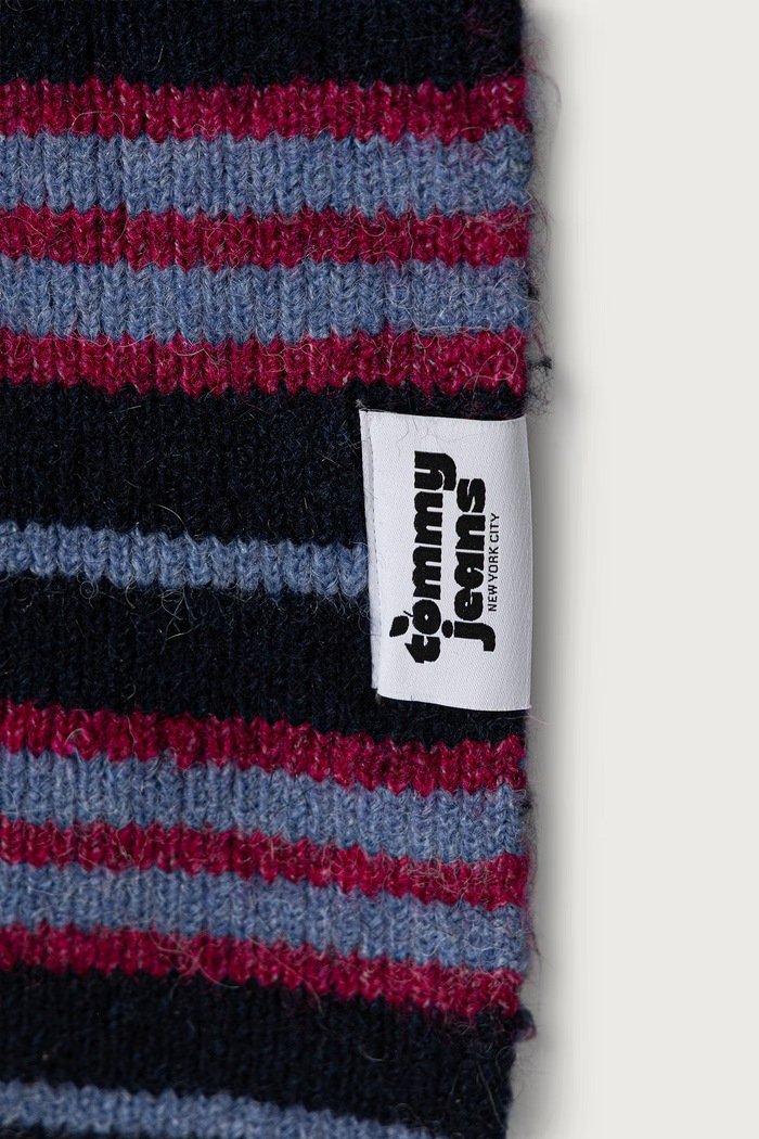 Tommy Jeans Šálik dámsky s prímesou vlny AW0AW19253 ružová AW26