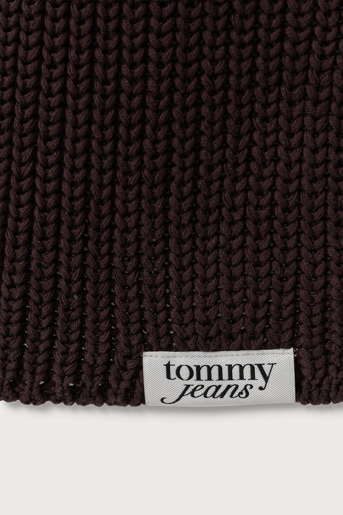 Tommy Jeans Šálik dámsky bavlnený AW0AW18984 hnedá AW26