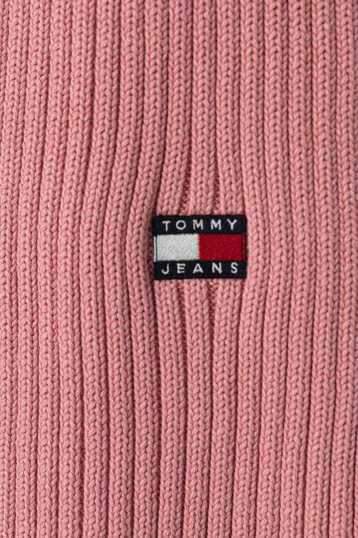 Tommy Jeans Šálik dámsky bavlnený AW0AW18983 ružová AW26