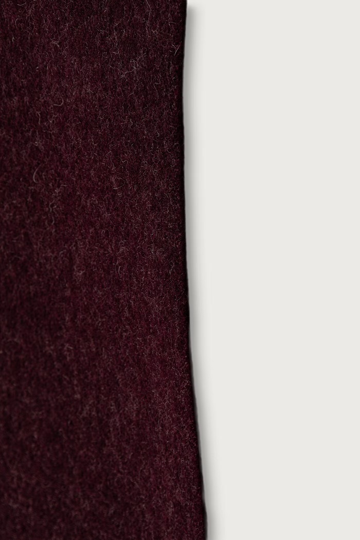 Tommy Hilfiger Szalik damski wełniany AW0AW19121 bordowy AW26