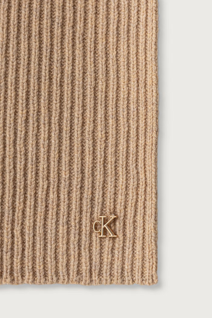 Calvin Klein Fular pentru femei cu lână LV04F8119G bej AW26